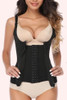 Neoprene Cupless Sweat Vest 3 Hook Zip Up Workout Body Shaper Corset