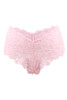 Sexy Baby Pink Floral Lace Cheeky Panty Plus Size