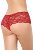 Red Floral Lace Cheeky Panty