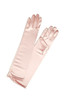 Champagne Satin Opera Gloves 14"