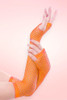 Long Fingerles Fishnet Gloves
