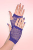 Short Fingerless Fishnet Gloves
