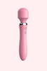 Pink Double Head Dildo Wand Rechrageable Vibrator