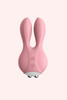 Pink Bunny Mini Dual Motor Electro Magnetic Pulsating Vibrator