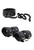 Black Faux Leather Fur Lined Beginners Bondage Kit