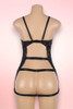  Evanna Leather Plus Size Lingerie Dress