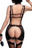 Sexy Cop Fishnet Garter Suspender Costume Lingerie