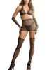 Steffi Sparkle Bra Garter Skirt Bodystockings Set Plus size