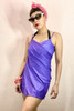 Sylvie Purple Sarong Cover up Wrap Beach Dress