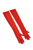 Red Satin Opera Elbow Length Gloves