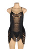 Celestia Black Plus Size Tassel Vintage Flapper Chemise