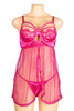 Margarita Magenta Pink Underwire Classic Babydoll