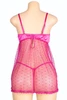 Margarita Plus Size Magenta Pink Underwire Classic Babydoll