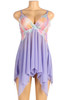 Fernie Pastel Lavender Asymmetric Classic Fairy Babydoll