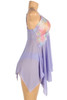 Fernie Pastel Lavender Plus Size Asymmetric Classic Fairy Babydoll