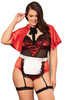 Plus Size Little Ruby Red Riding Hood Teddy Costume Lingerie