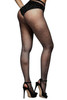 Black Sparkle Fishnet Rhinestone Pantyhose