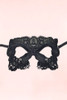Claundestine Black Lace Mask
