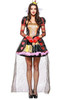 Deluxe Queen of Hearts Glitter Glam Train Tutu Costume Dress