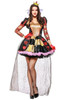 Deluxe Queen of Hearts Glitter Glam Train Tutu Costume Dress