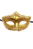 Gold Metallic Venetian Masquerade Mask