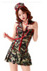 Sexy Military Nurse Camouflage Dress Costume