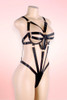 Daria Black Bondage Bodysuit Harness