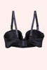 Back view of the Actual product photo of Black Cup D plus Size Convertible bra