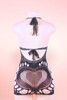 Jolie Black Halter Body Stocking Dress