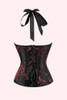Mireille Halter Cross Oriental Bustier Top