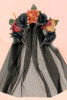 day of the dead petite flower crown headpiece 