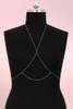 Gold Necklace to Waist Triangle Chain