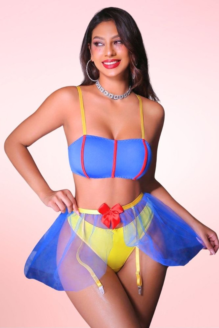 Enchanted Snow White Costume Lingerie Set