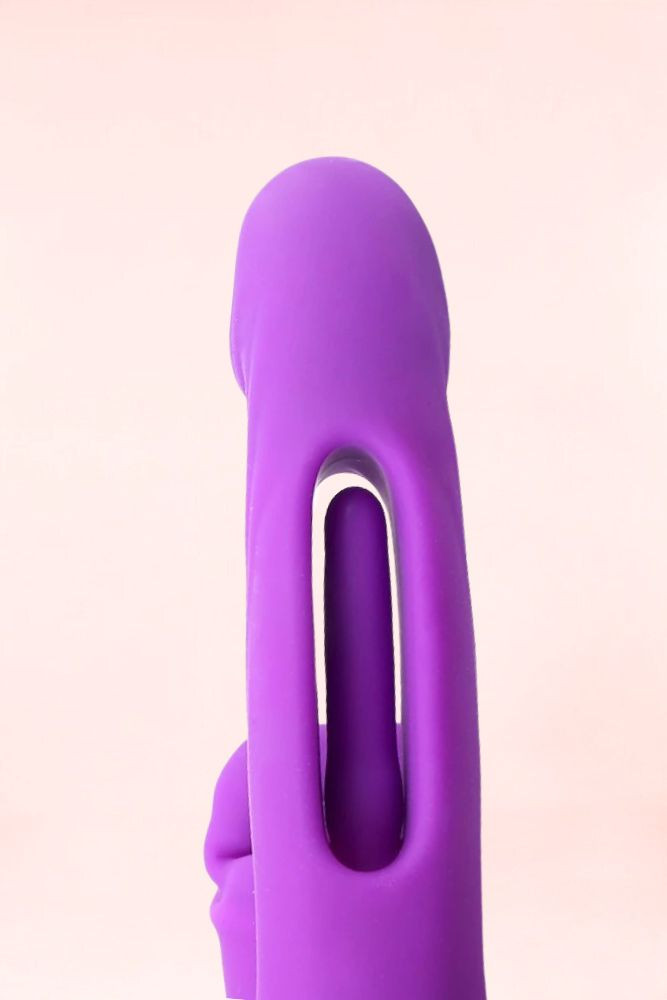 David 3 in 1 Gspot Tapping Licking Dildo Vibrator
