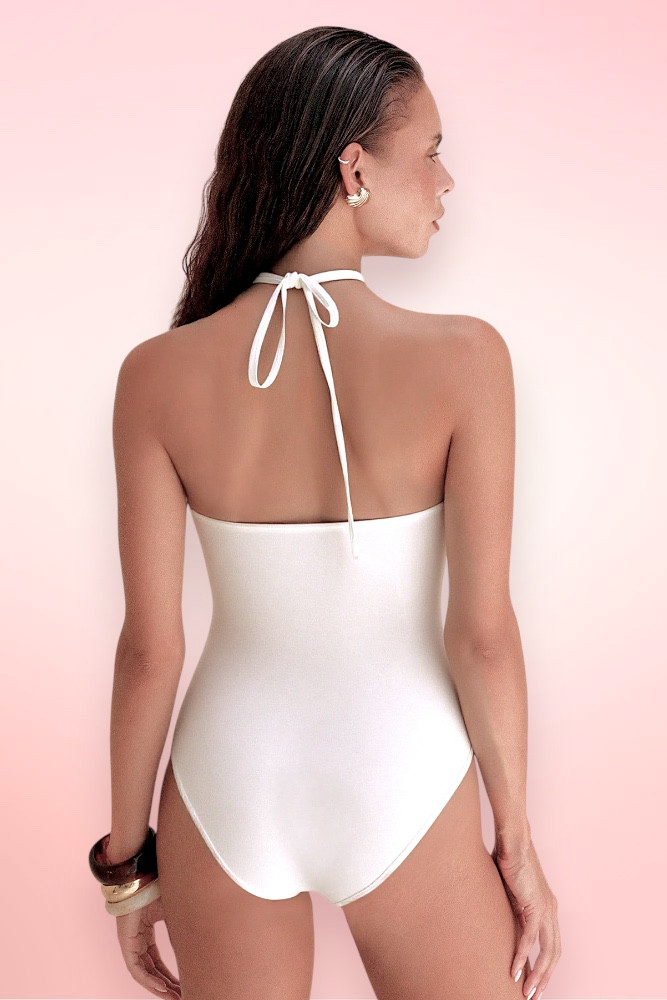 Cancun Whte One Piece Swimsuit
