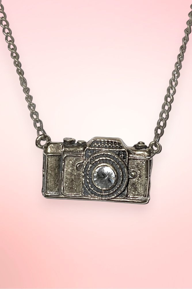 Retro Camera Pendant Chain Vintage Necklace