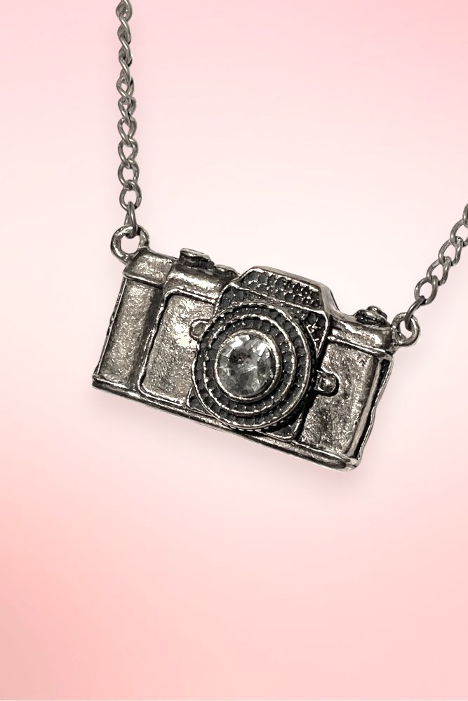 Retro Camera Pendant Chain Vintage Necklace