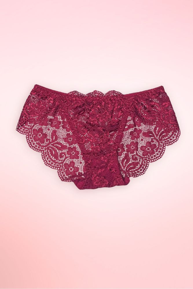 Floral Lace Hipster Panty, Stretch Comfort Fit