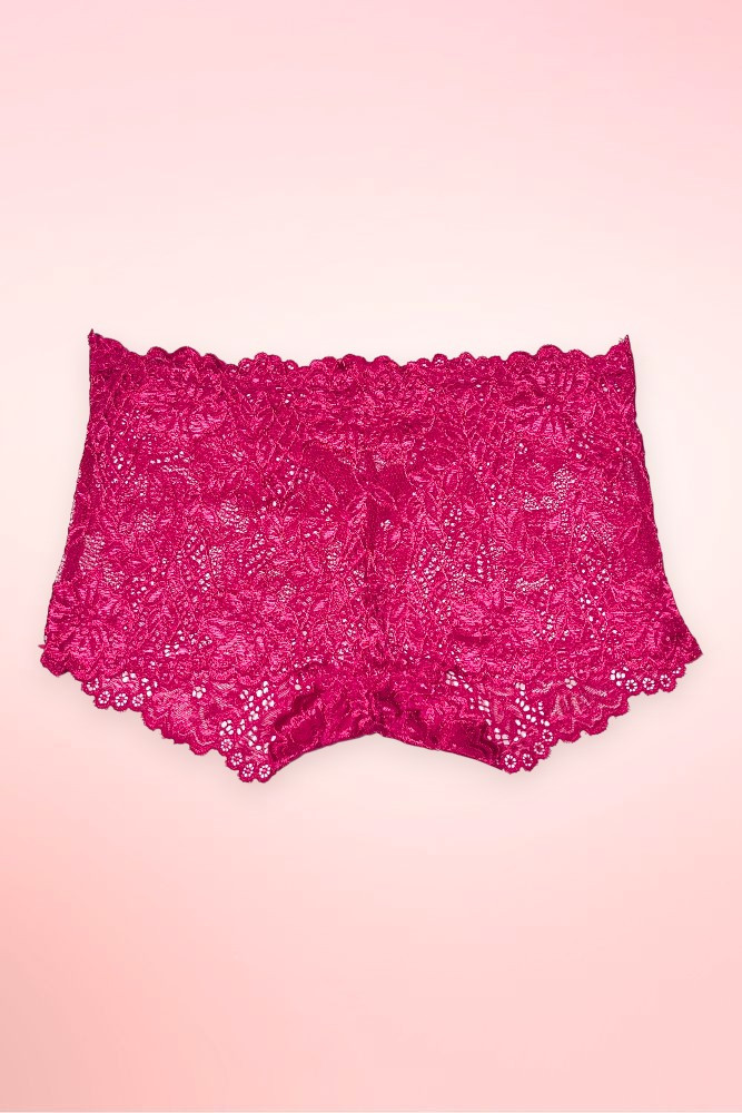 Cherry Lace Red Boyleg panty.