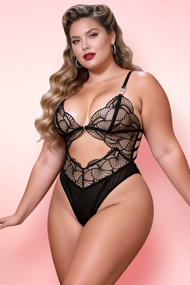 Asha Plus Size Teddy.