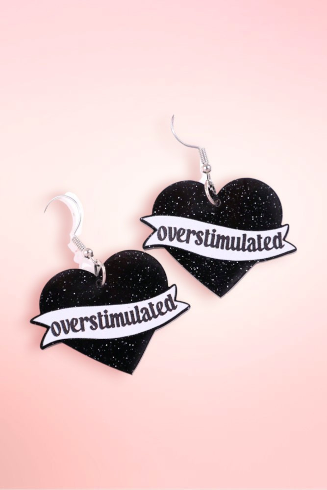 Overstimulated Statement Acrylic Earrings