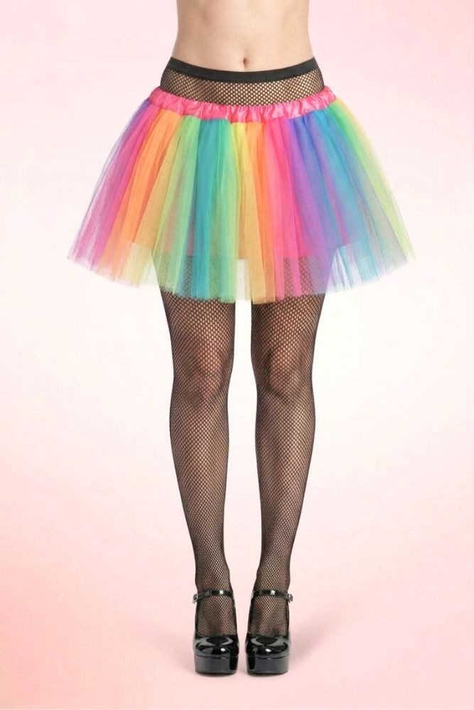 Rainbow Petticoat Tutu Skirt.