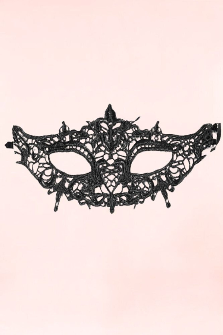 Gertrude Lace Mask for Masquerade Ball.