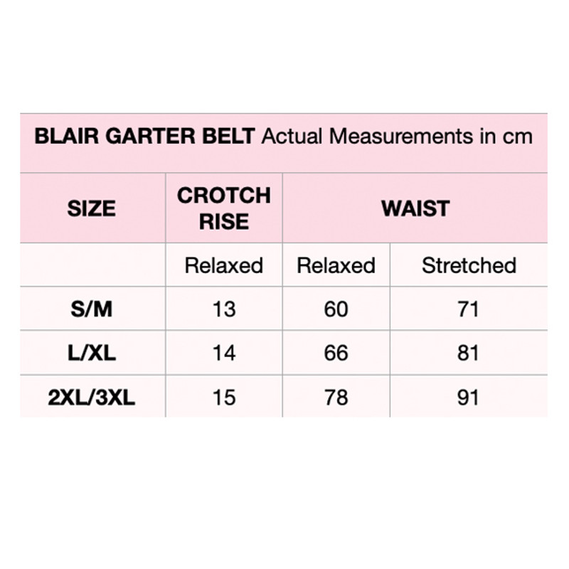 Blair Red Satin Black Lace Garter Belt Thong