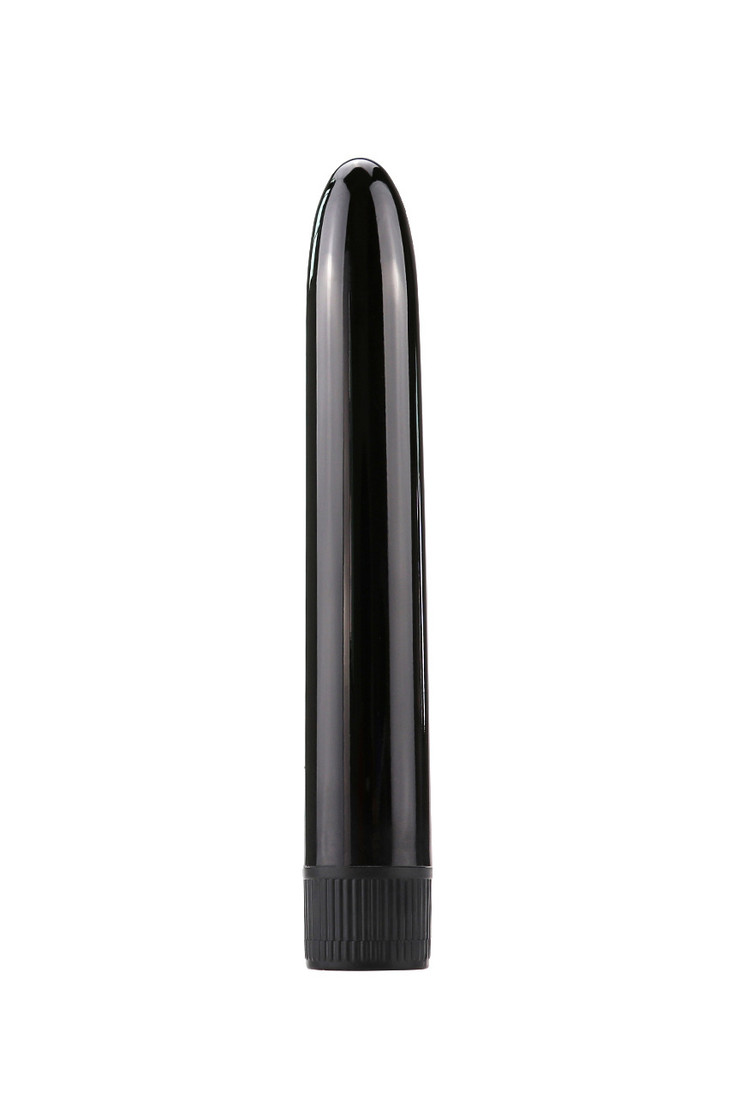 6 inch Black Slimline Bullet 10 Vibrating Mode Dildo