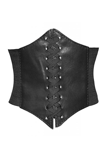 Black Garter Corset Belt
