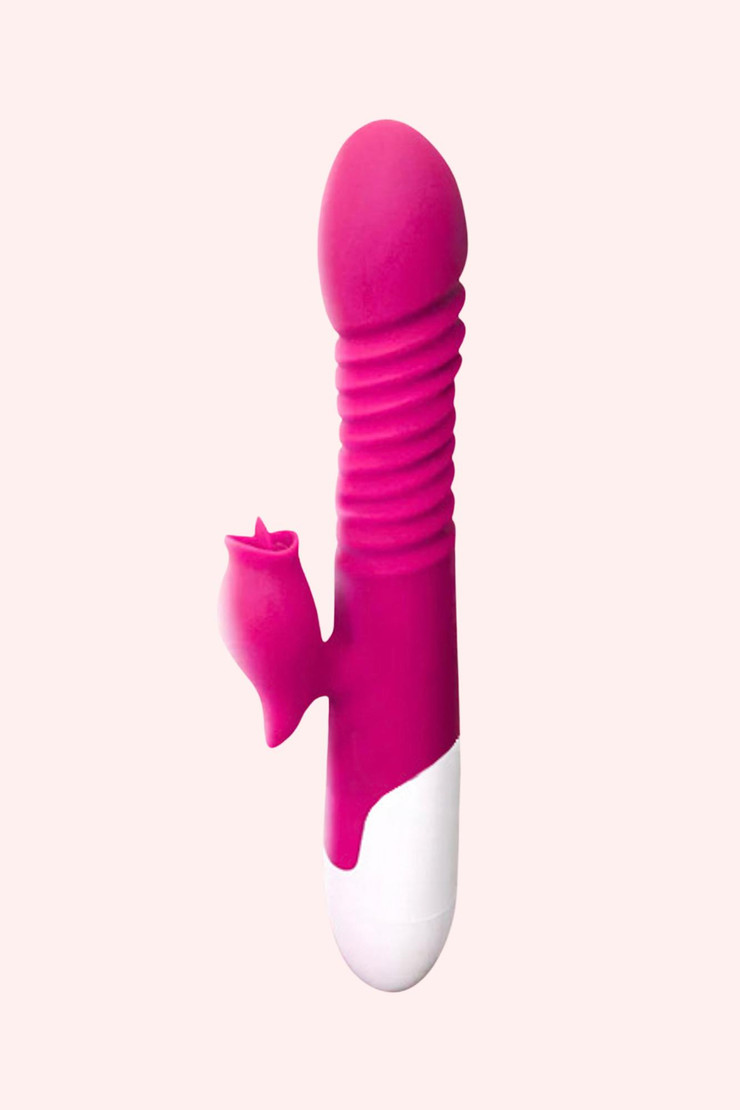 Thrusting Heating G-Spot Rechargeable  Vibrator