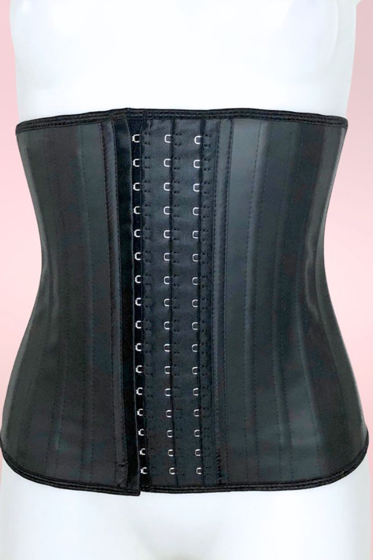 Latex Waist Trainer Steel Boned Corset Workout Waistband Shaper
