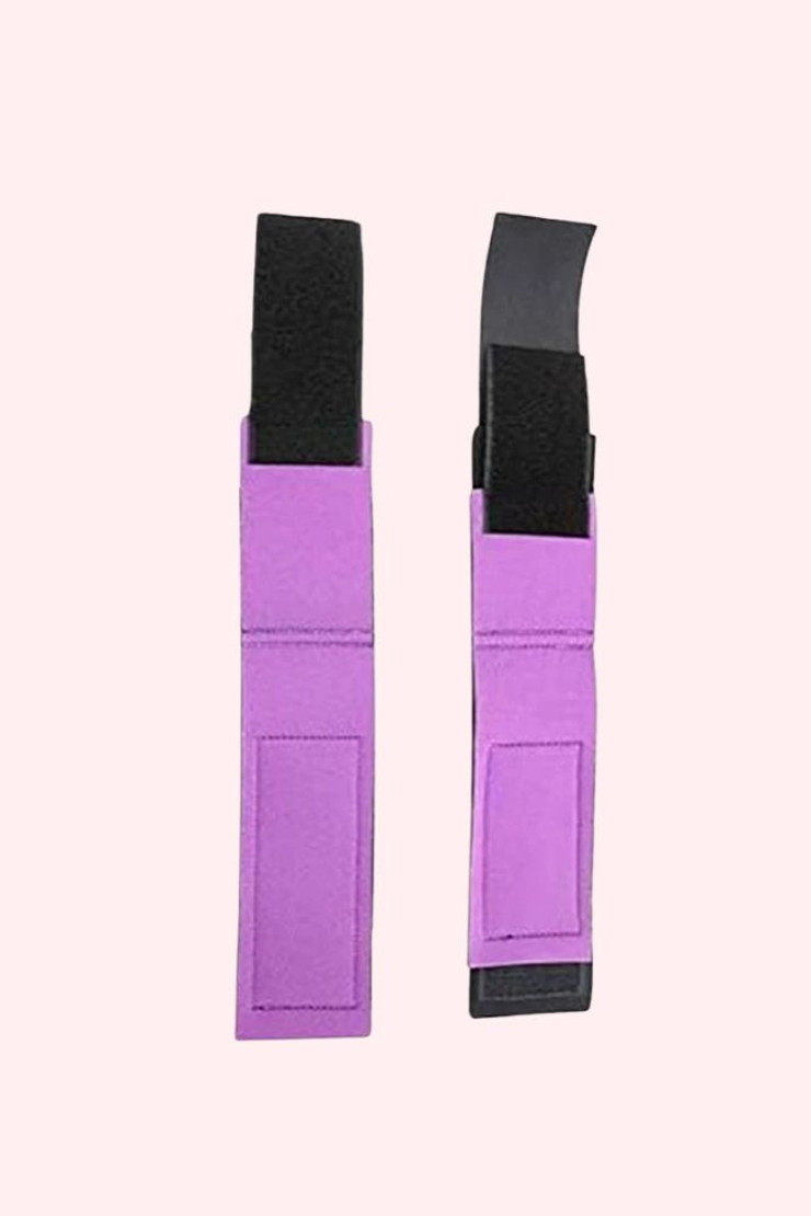 Neoprene Soft Handcuff to Ankle Cuff Bondage Restraint Set