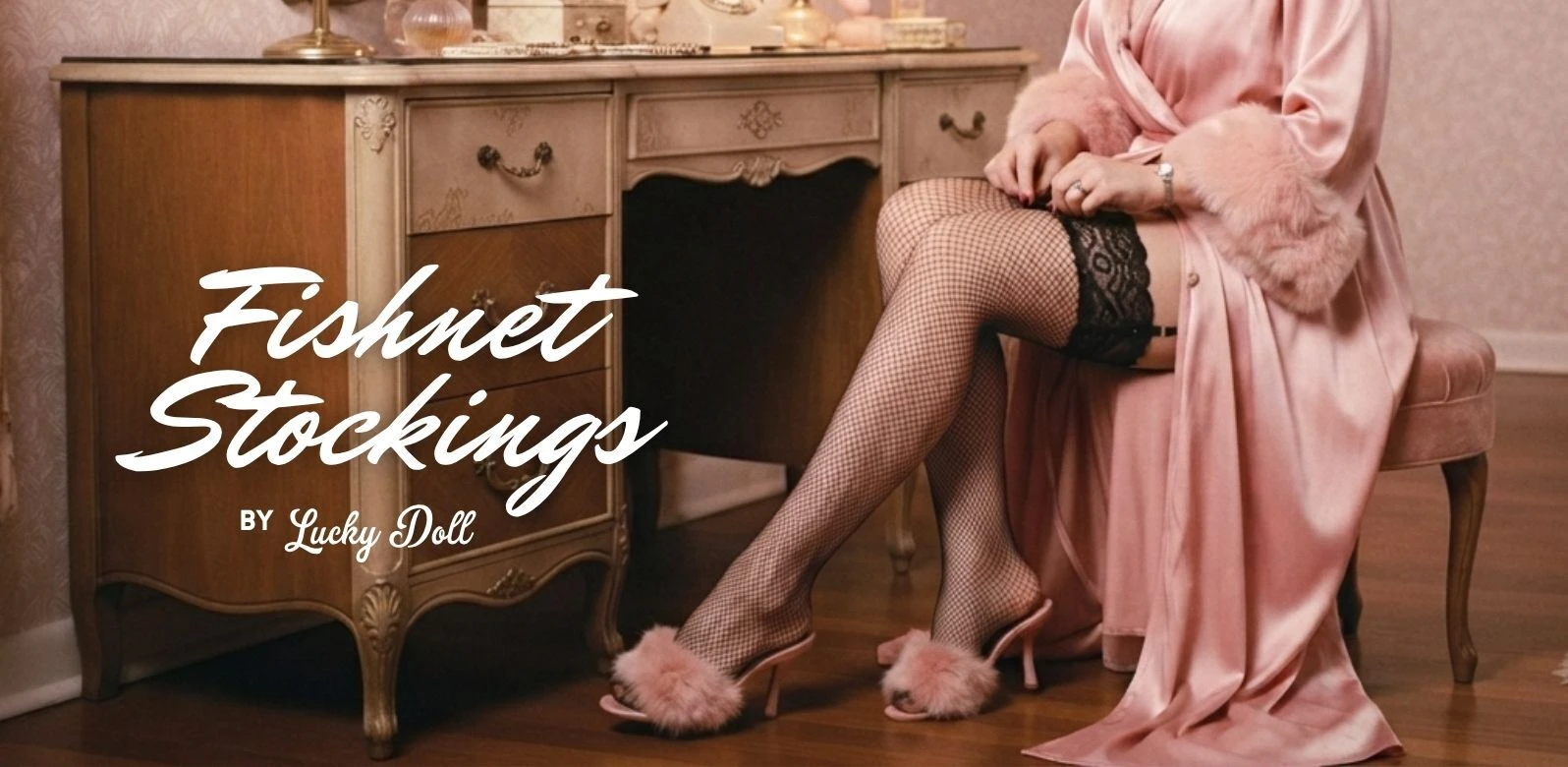 Fishnet Stockings, Lucky Doll Lingerie